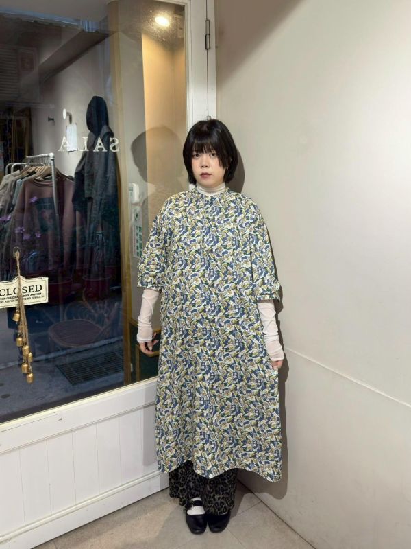 嚕嚕米印花排扣洋裝 