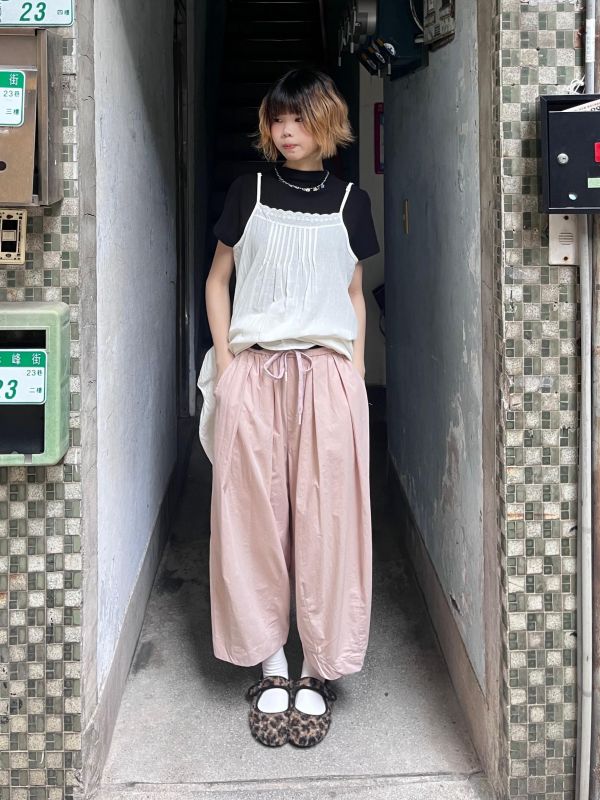 九分澎澎花苞氣球褲 