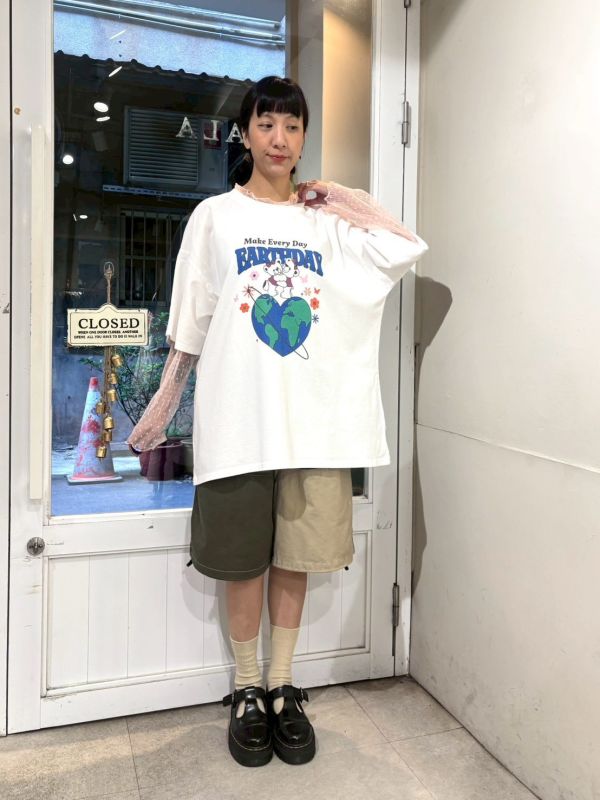 Earth day 熊熊地球愛tee 
