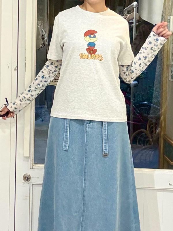 藍色小精靈老爹短tee 