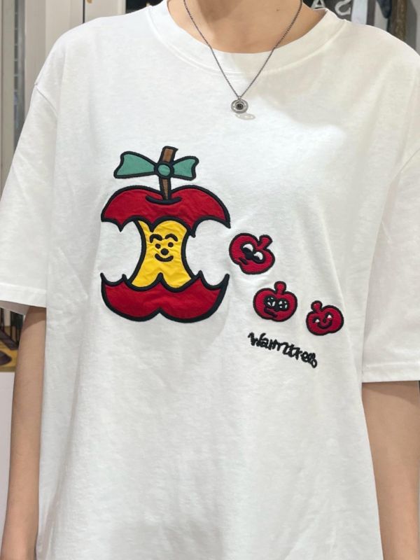 蘋果刺繡短袖Tee 