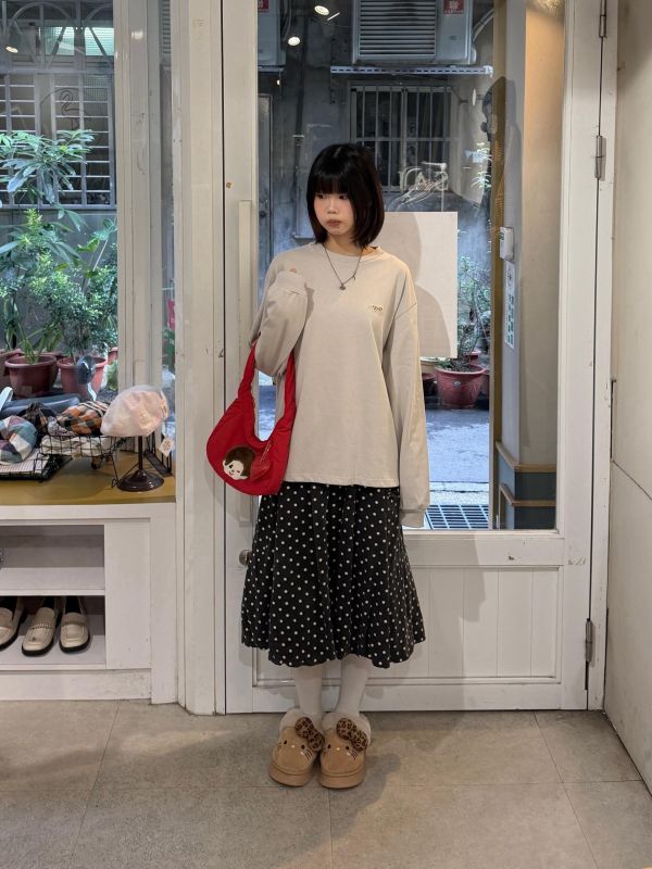 狐狸刺繡大學Tee 