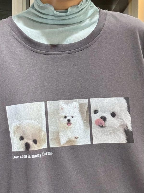 狗狗照片tee 