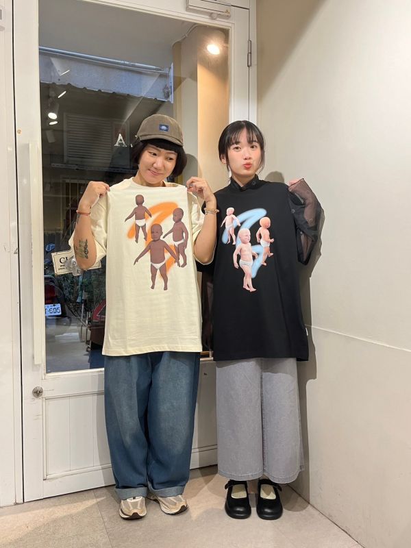 Baby遊走中寬鬆純棉Tee 