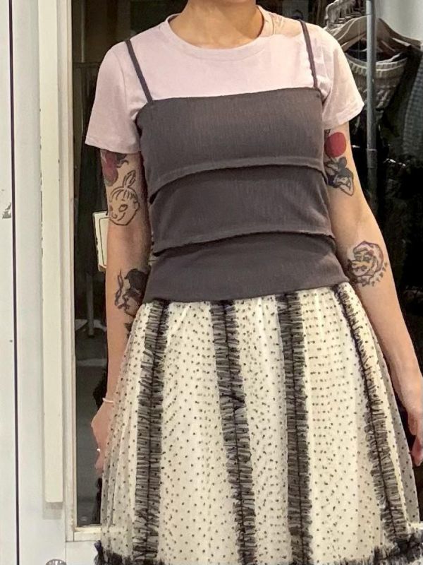 兩件式吊帶背心+短tee 