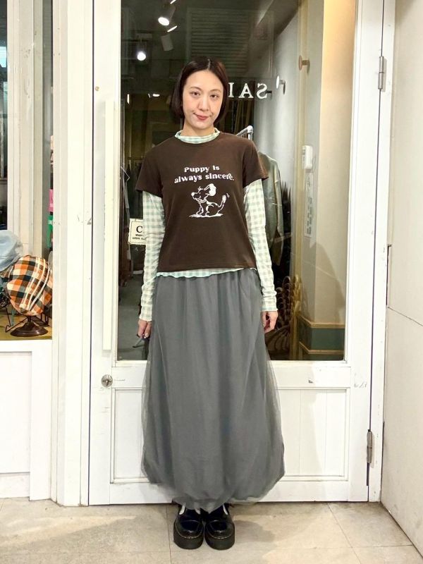 立體項鍊小狗tee 