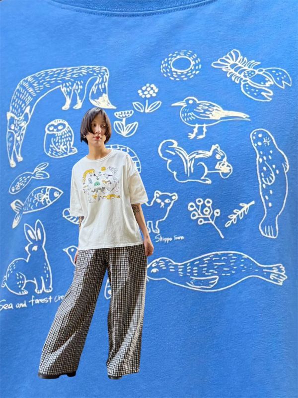 手繪動物Tee 