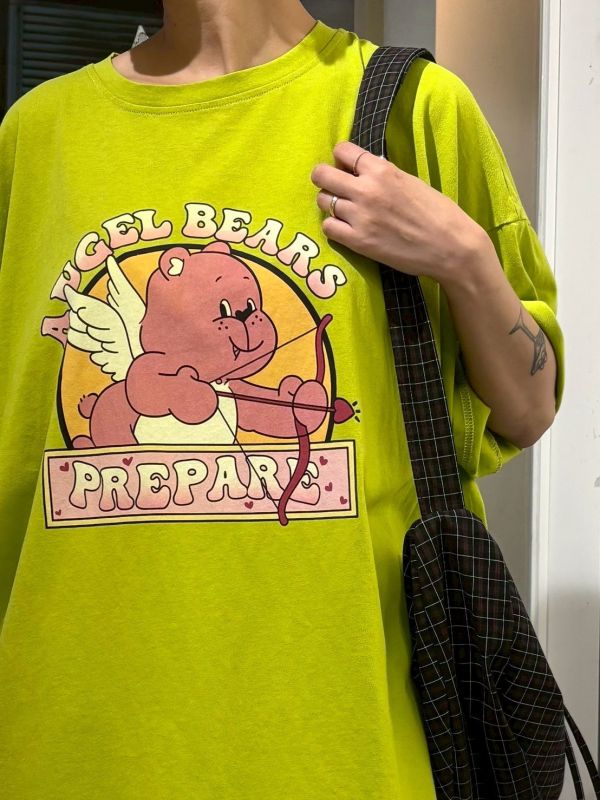 復古射箭天使熊tee 
