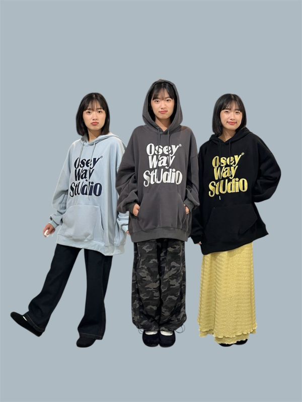 街頭字母大口袋連帽Tee 