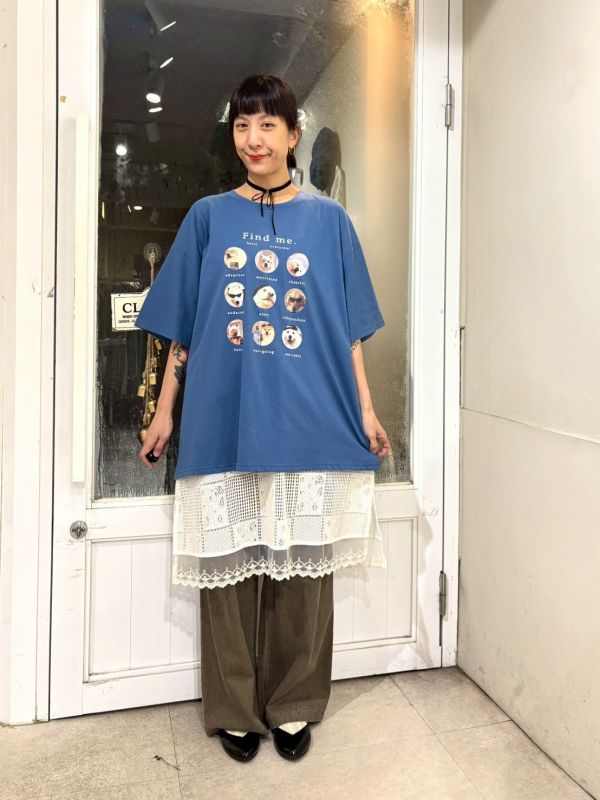 狗狗頭九宮格tee 