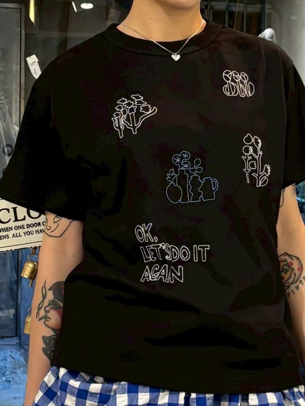 Ok, let’s do it again 刺繡花園tee 