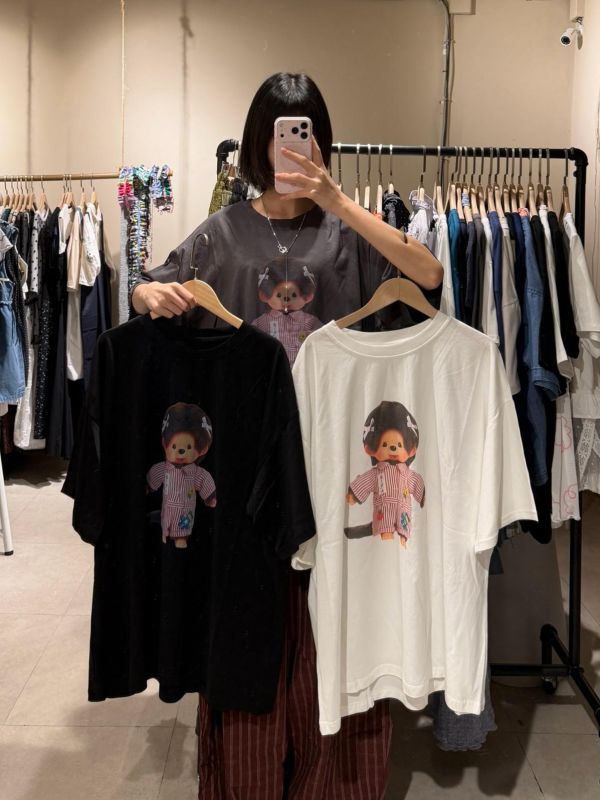 蒙奇奇Monchhichi印花Tee 