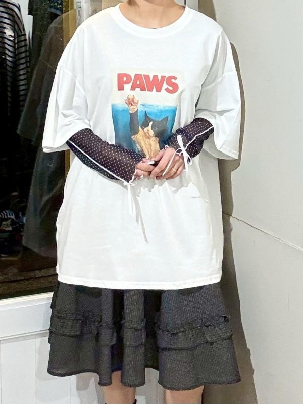 PAWS貓掌tee 