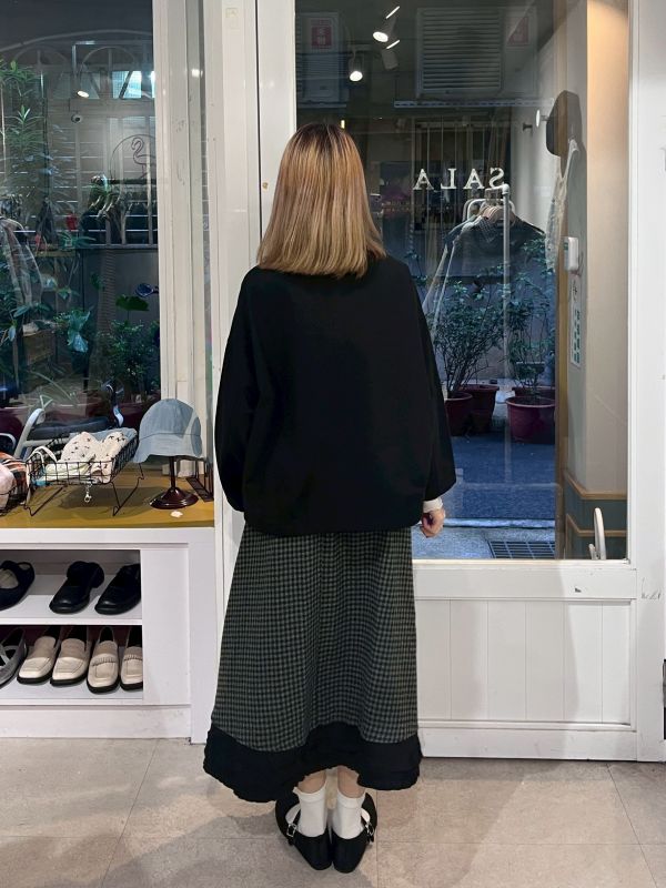 短版圓領工裝雙層口袋外套 