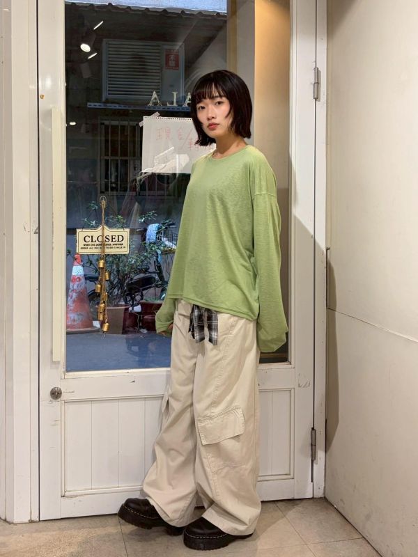 竹節棉透氣素色上衣 