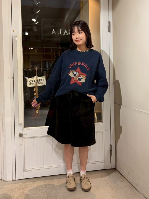 奇奇蒂蒂笑開懷美式印花大學Tee 