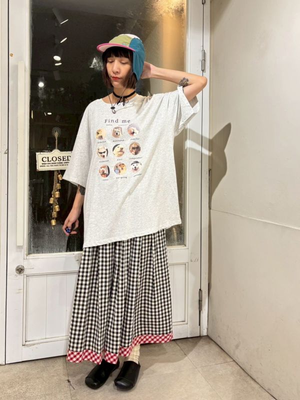 狗狗頭九宮格tee 