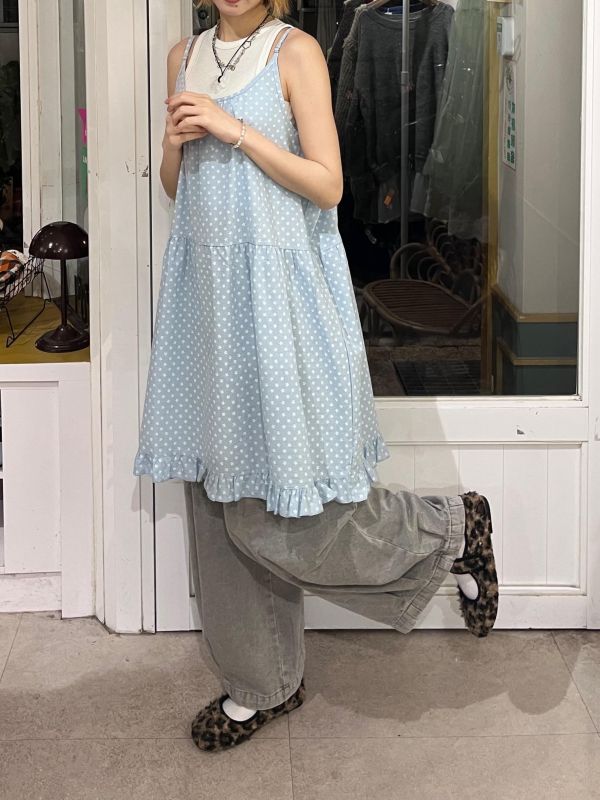 滿版迷你小花吊帶背心裙 