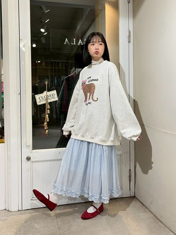 時尚教主花豹印花大學Tee 