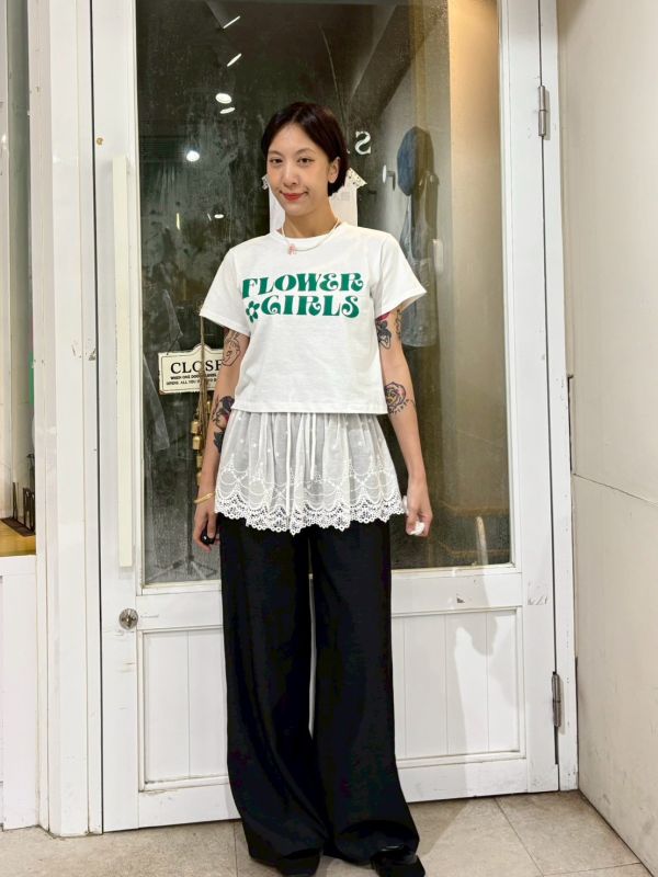 Flower girls 短版tee 