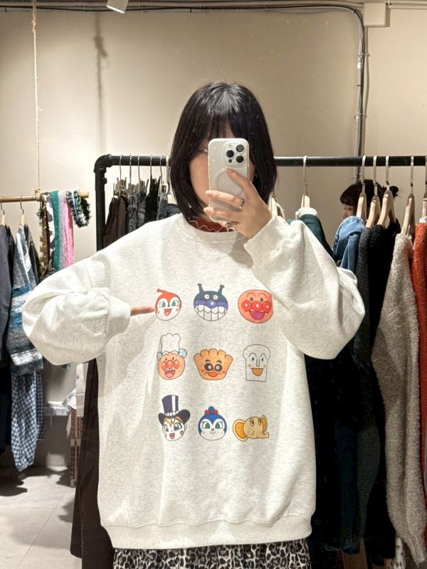 麵包超人長袖大學tee 