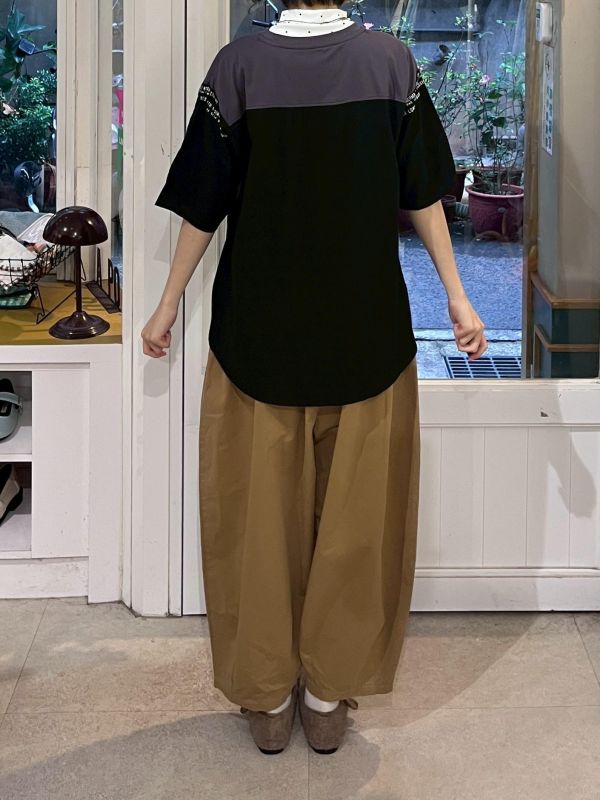 復古工裝繭形長褲 