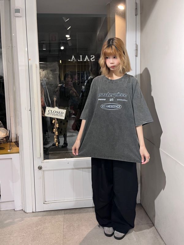 美式刷色復古水洗Tee 