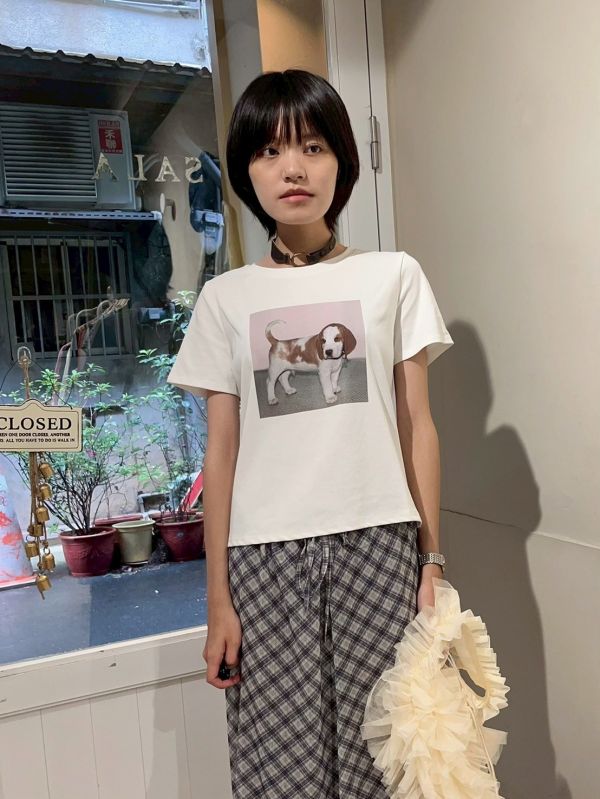 厭世米格魯短T 