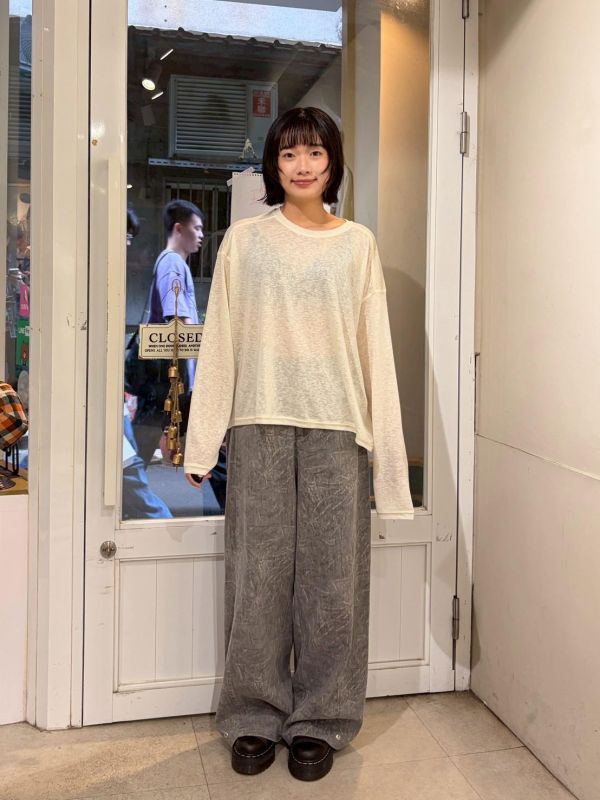 竹節棉透氣素色上衣 