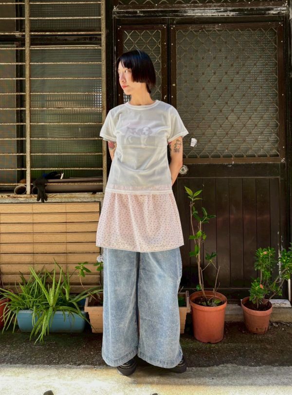 清新小碎花短裙 