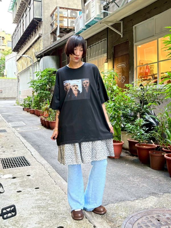 三隻墨鏡貴賓狗tee 