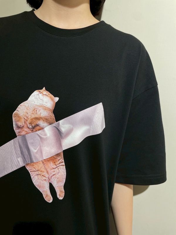 死魚狀態の膠帶貓Tee 