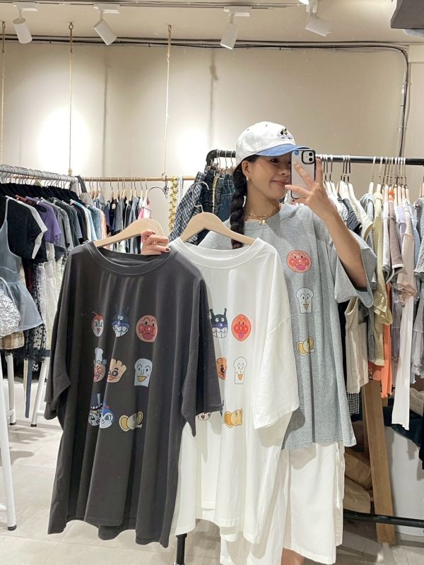 麵包超人圖鑑插畫寬鬆Tee 