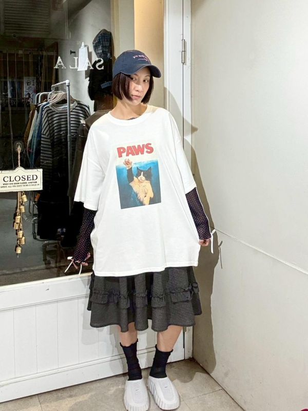 PAWS貓掌tee 