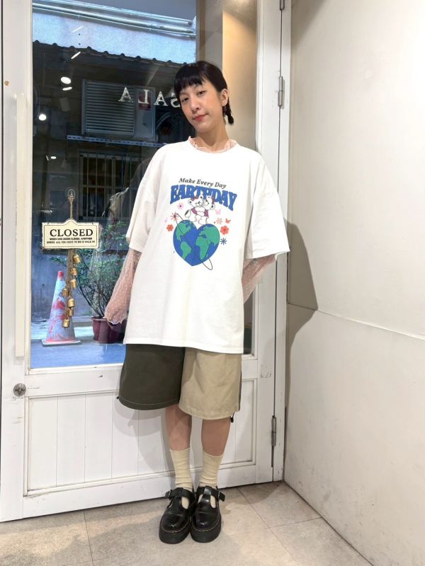 Earth day 熊熊地球愛tee 