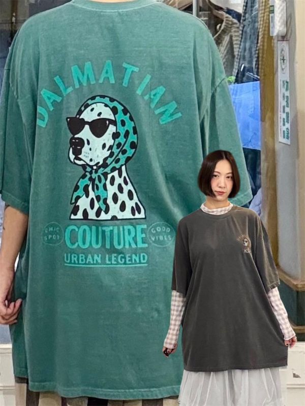 墨鏡大麥丁狗tee 