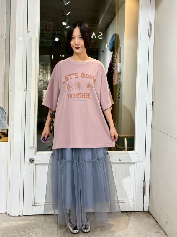 Let’s grow 三朵花Tee 