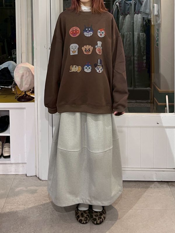 麵包超人長袖大學tee 