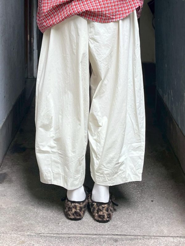 九分澎澎花苞氣球褲 