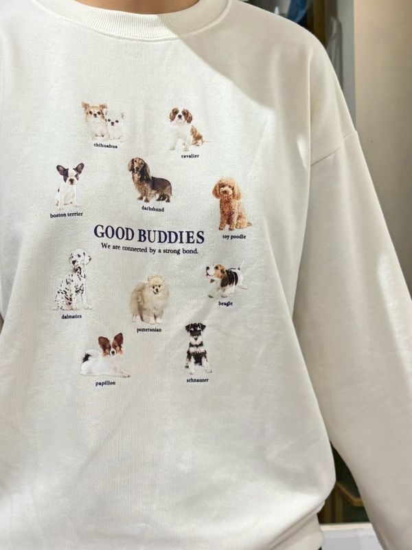 狗狗圖鑑大學tee 