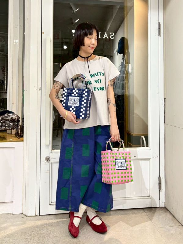 手工編織菜籃包 