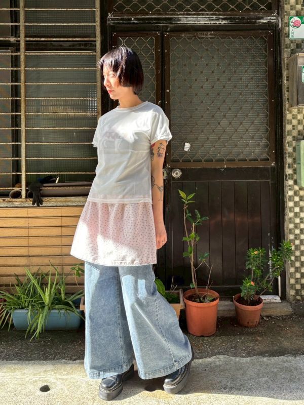 清新小碎花短裙 