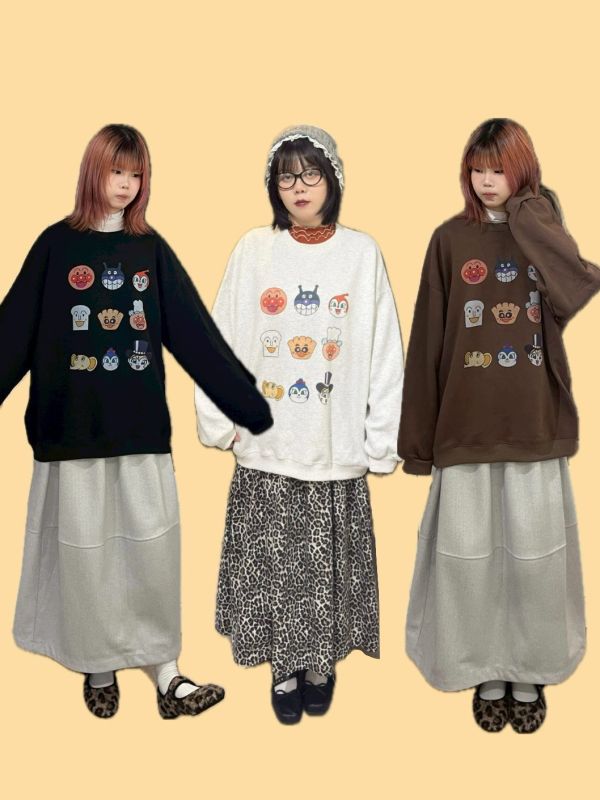 麵包超人長袖大學tee 