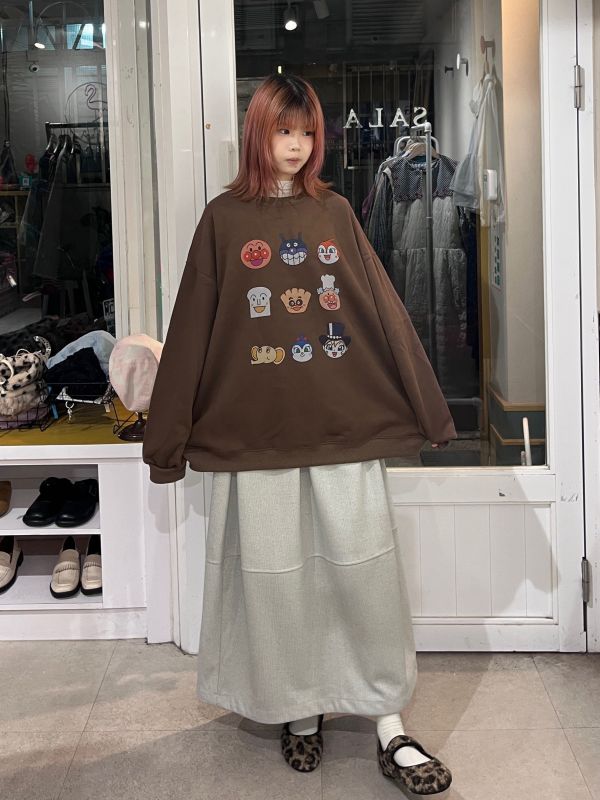 麵包超人長袖大學tee 