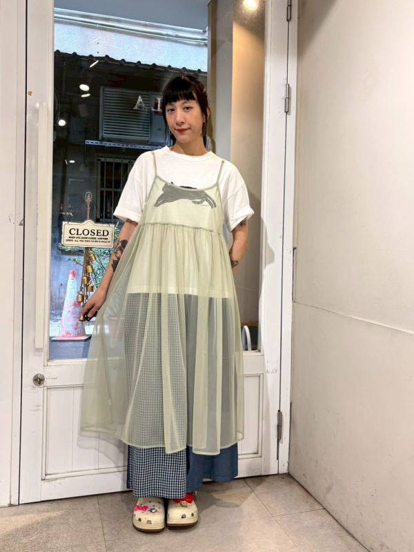 側開衩版畫貓咪tee 