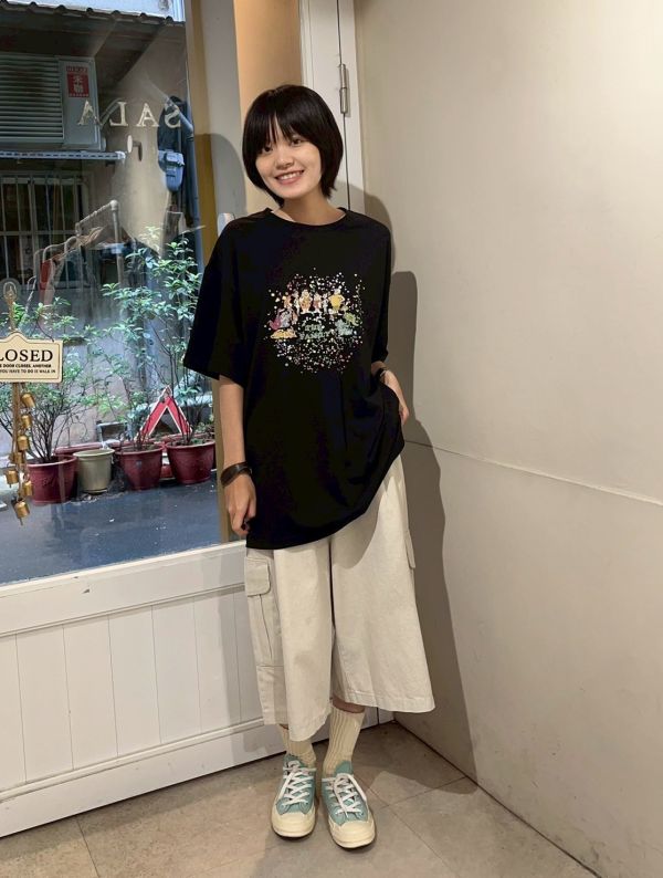 摩登原始人家族美式圖T 