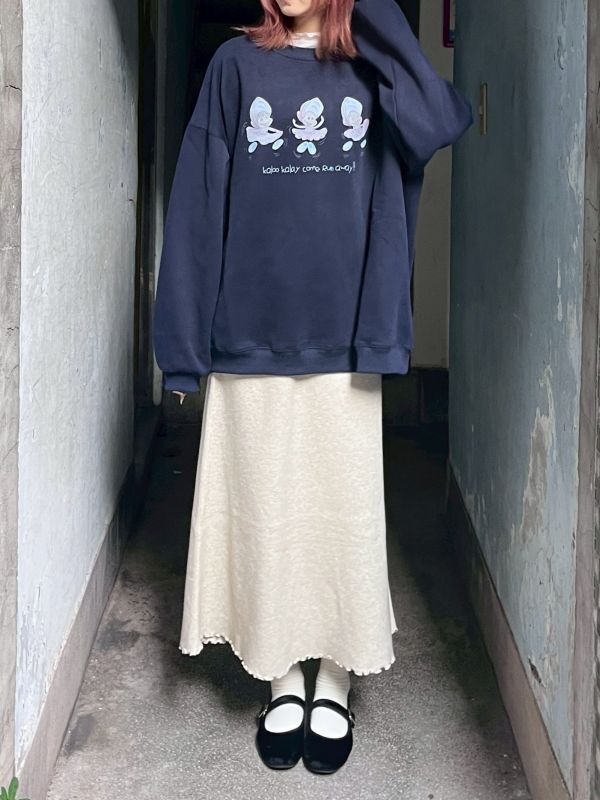 牡蠣寶寶長袖大學Tee 