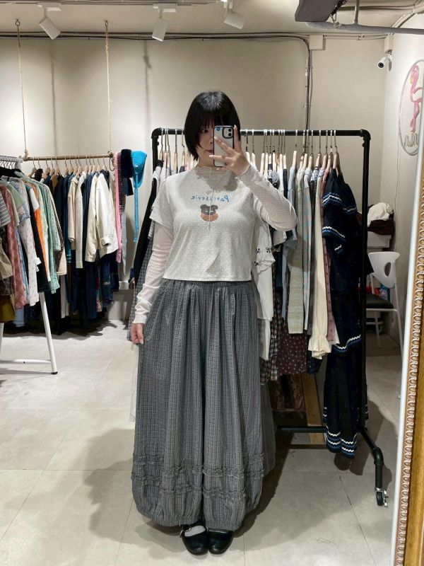 滿版波點字母小狗印花短板上衣 