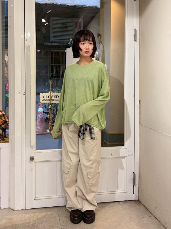 竹節棉透氣素色上衣 