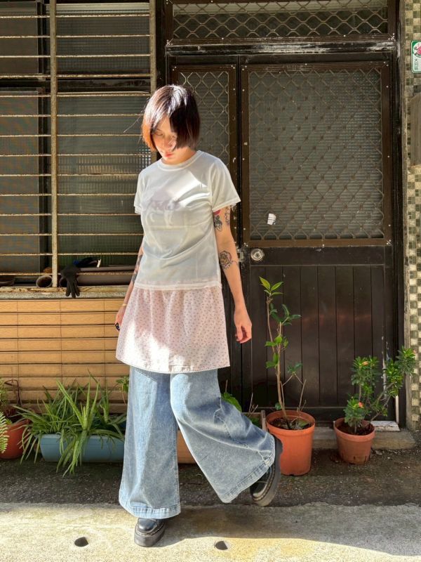 清新小碎花短裙 